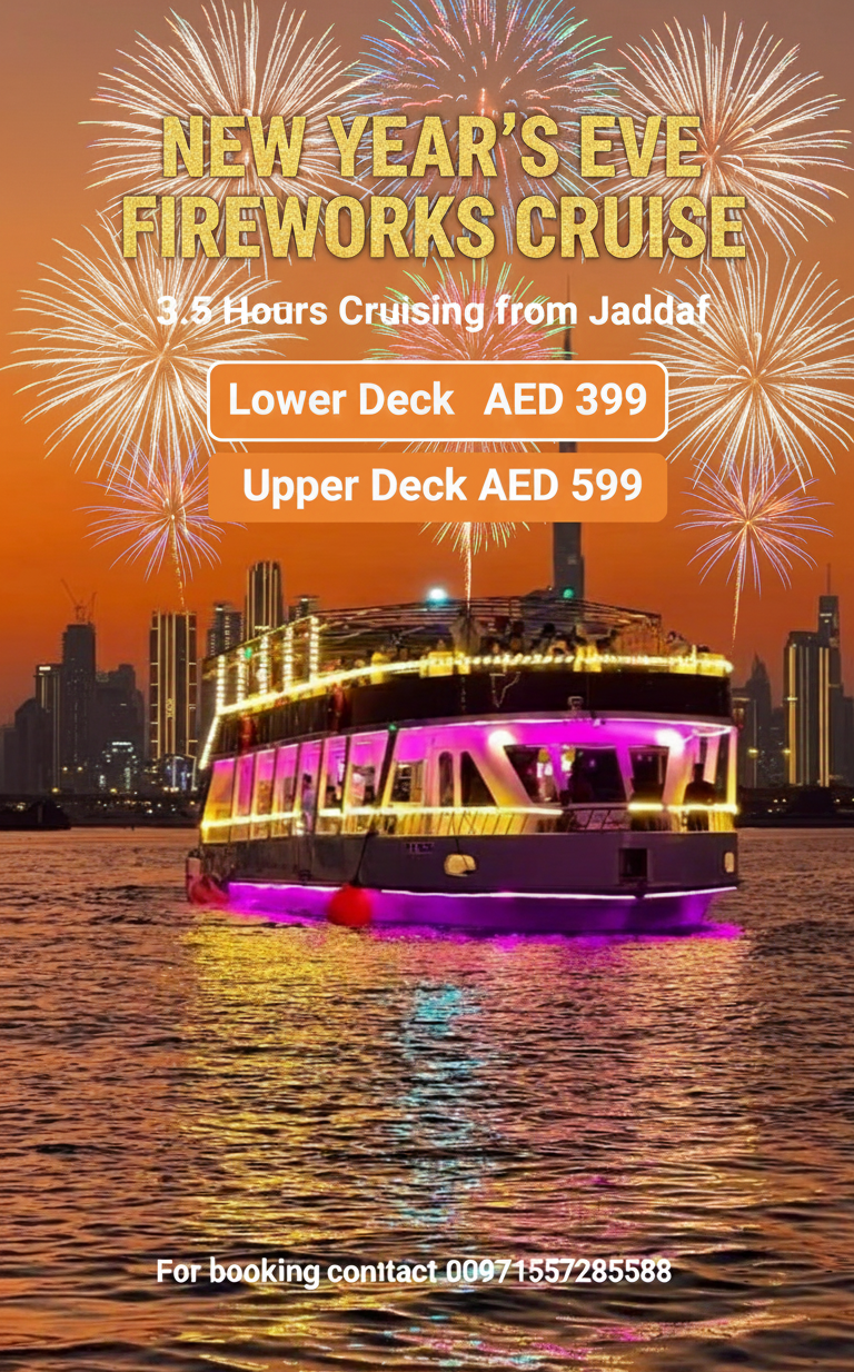 New Year Dubai Water Canal Cruise